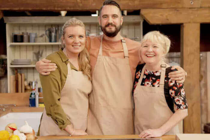 Betty, Dan and mum Jean