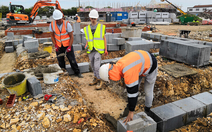 (L to R) Phil, Ryan and Ben building foundations for a great career